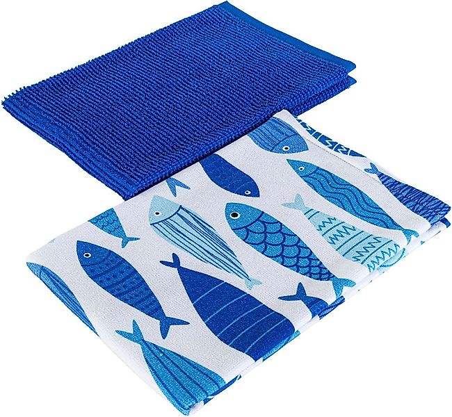 Egeria Geschirrtuch MARIN, (Set, 2-tlg), 2x 40x60 cm günstig online kaufen