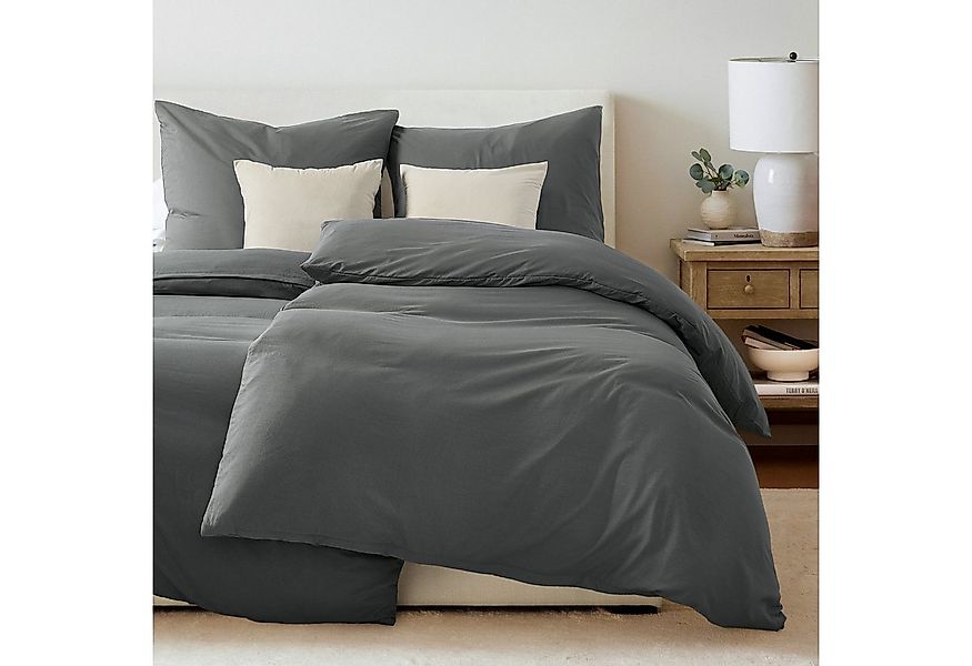 Topfinel Bettwäsche 135x200cm, Seersucker Bettwäsche-Sets, bügelfrei, aller günstig online kaufen