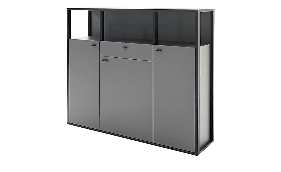 Highboard  Cadros ¦ grau ¦ Maße (cm): B: 145 H: 121 T: 37.0 Kommoden & Side günstig online kaufen