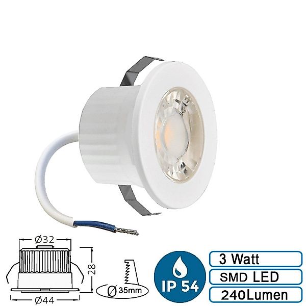 Braytron LED Einbaustrahler 3 Watt LED günstig online kaufen