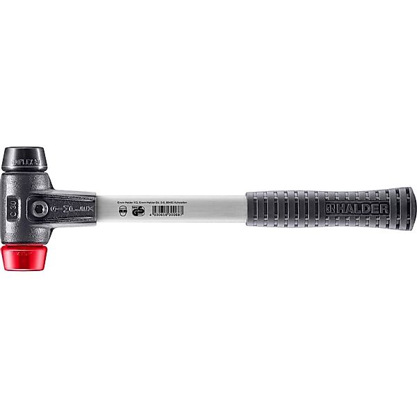 Halder Simplex Schonhammer Ø 30 mm Gummi Schwarz   Plastik Rot mit Verstärk günstig online kaufen
