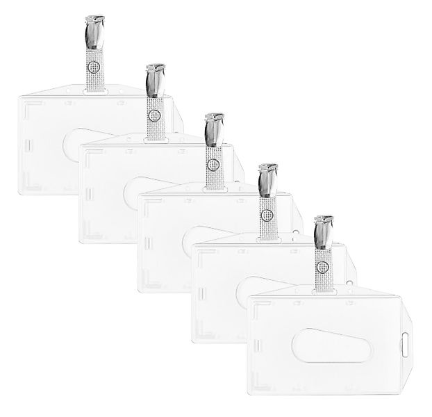 WEBBOMB Schlüsselanhänger 5x Ausweishalter Kartenhalter horizontal u vertik günstig online kaufen