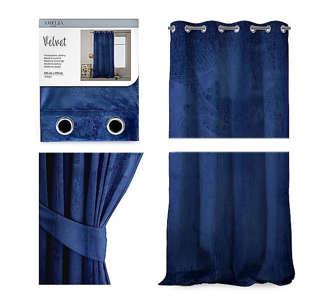 texpot Vorhang Vorhang Ösenschal blickdicht Verdunklungsvorhang (1 St), Öse günstig online kaufen