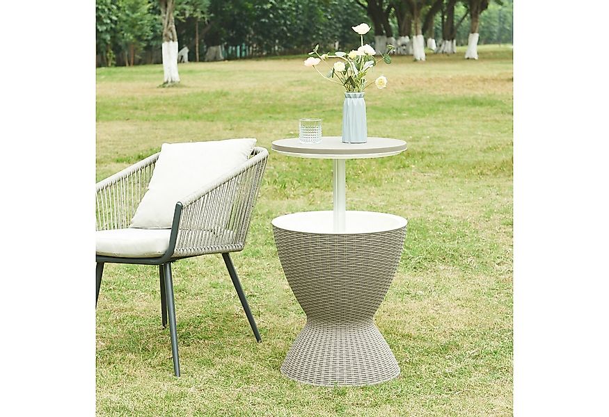 casa.pro Gartentisch, »Atessa« Cool Bar mit anhebbarer Tischplatte Hellbrau günstig online kaufen