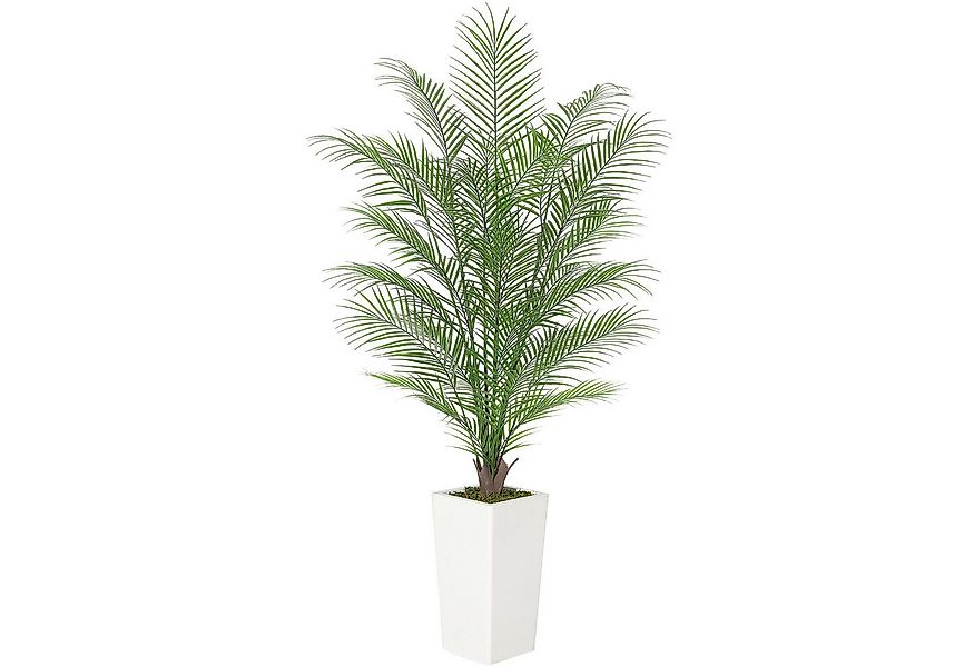 Kunstbaum Künstliche Pflanzen Künstliche Palme Deko, GarveeMore, Höhe 155 c günstig online kaufen