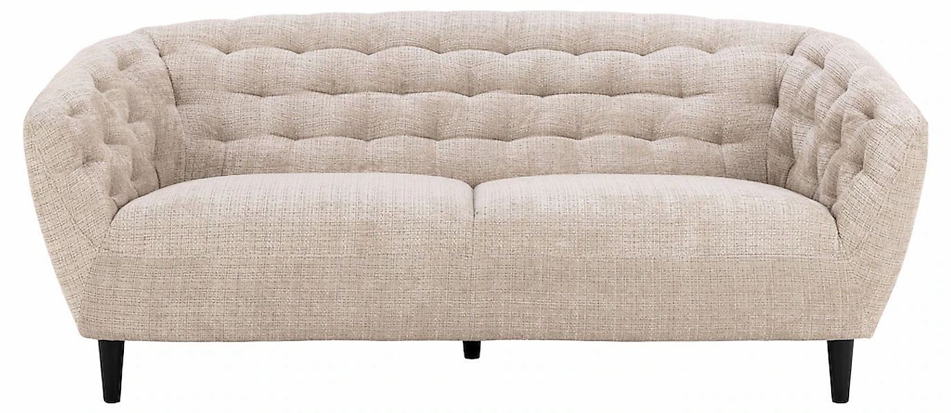 ACTONA GROUP 3-Sitzer "Ria", Chenille beige, mit Taschenfederkern, 191x84x7 günstig online kaufen