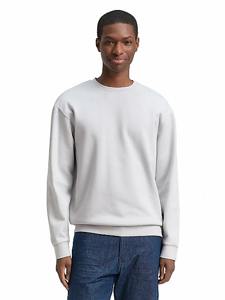 TOM TAILOR Denim Sweatshirt mit Logo Stickerei günstig online kaufen