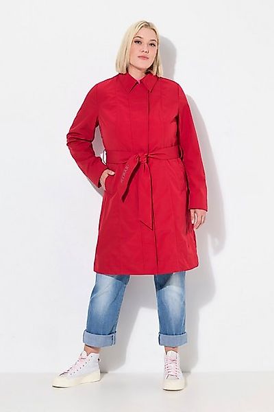 Ulla Popken Wintermantel HYPRAR Softshell-Trenchcoat wasserabweisend Gürtel günstig online kaufen
