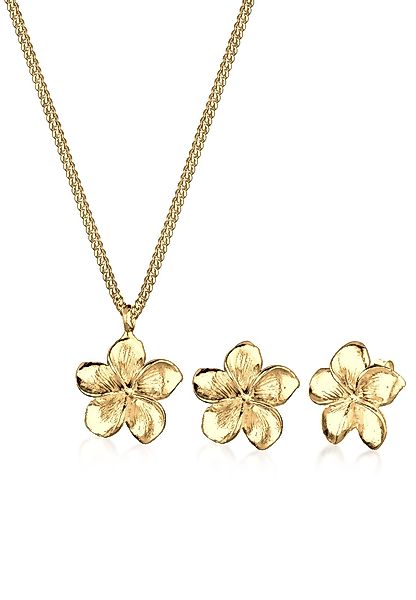 Elli Schmuckset Frangipani Blüte 925 Sterling günstig online kaufen