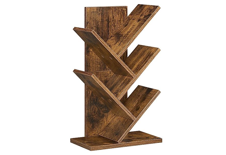 VASAGLE Bücherregal, Baumform, Standregal 5 Ebenen, Eckregal günstig online kaufen