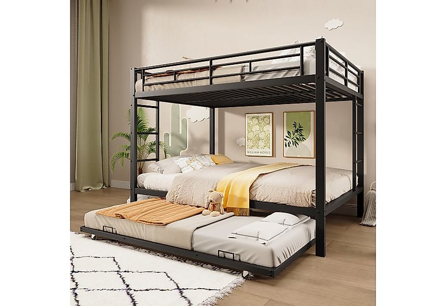 Merax Etagenbett mit Ausziehbett 90x190cm (1-St., Jugendbett Stockbett), Me günstig online kaufen