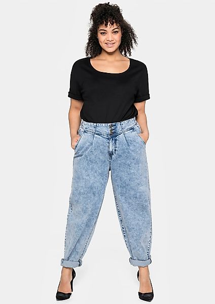 Sheego Kurzarmshirt "T-Shirt" 1 Stk. günstig online kaufen