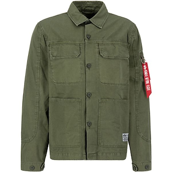 Alpha Industries  Jacken Color Block Overshirt - dark olive günstig online kaufen