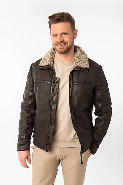 Mauritius Lederjacke "MMAlasko", mit Umlegekragen günstig online kaufen