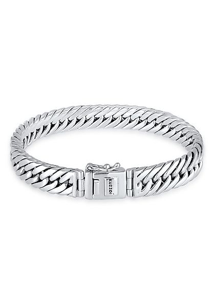 Kuzzoi Silberarmband Panzerarmband Kastenverschluss Unisex 925 günstig online kaufen