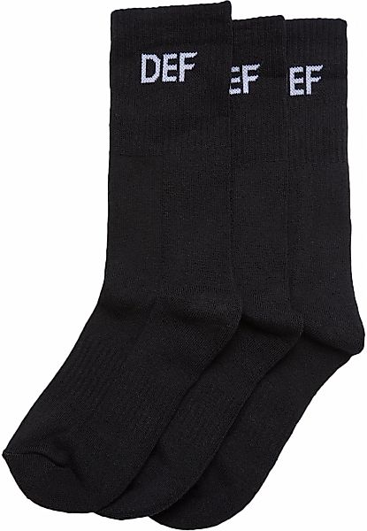 DEF Basicsocken "DEF Damen DEF 3-Pack Socks Black" 1 Stk. tlg. günstig online kaufen