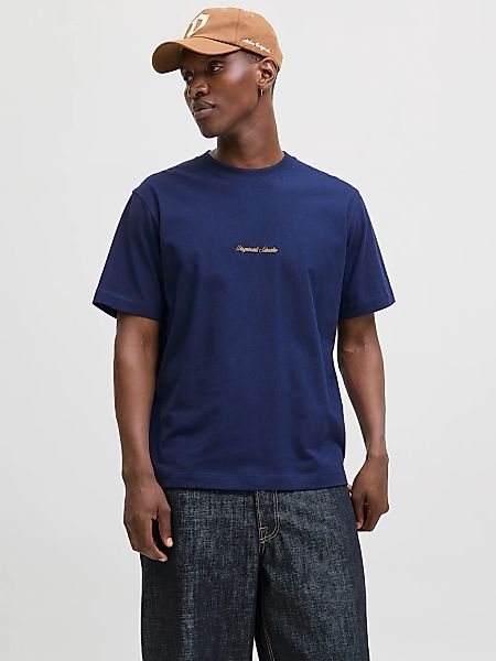 Jack & Jones Kurzarmshirt "JORNORREBRO EMB TEE SS CREW NECK NOOS" günstig online kaufen