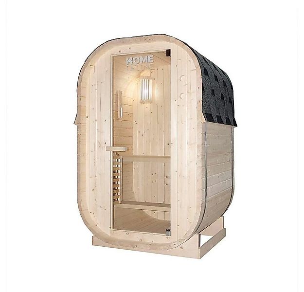 HOME DELUXE Fasssauna Outdoor Sauna CUBE S, BxTxH: 128.2 x 120 x 194 cm, 3, günstig online kaufen