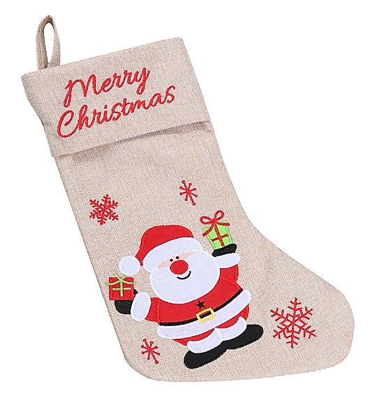 Rungassi Nikolausstiefel XXL Nikolausstiefel Weihnachtsstrumpf Nikolausstru günstig online kaufen