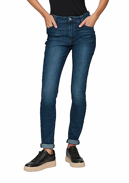 s.Oliver Gerade Jeans s.Oliver - Jeans Karolin - Regular Fit, Mid Rise, Str günstig online kaufen