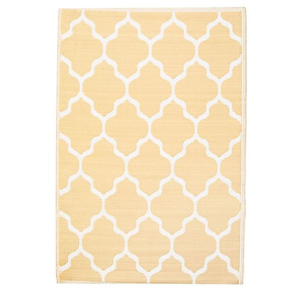 Jet-Line Outdoorteppich Kate Beige mit Geometrischen Mustern 120 x 180 cm günstig online kaufen