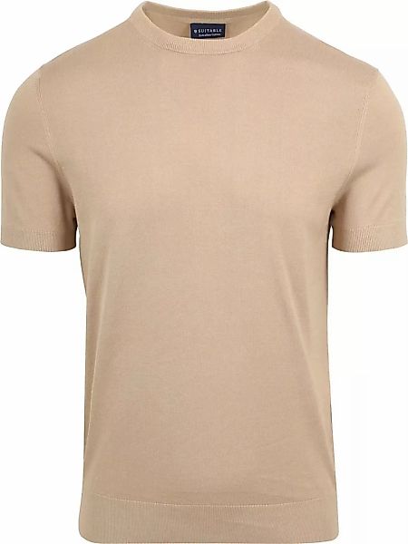 Suitable Knitted T-shirt Beige - Größe M günstig online kaufen