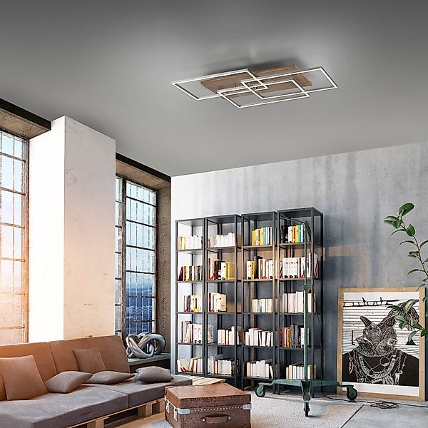 Paul Neuhaus Palma LED-Deckenlampe CCT Rahmen günstig online kaufen