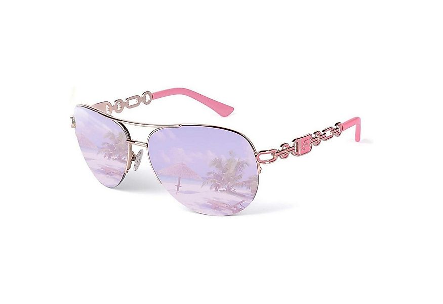 LuxusKollektion Pilotenbrille Sonnenbrille Damen UV400 Gestell Gold Gläser günstig online kaufen