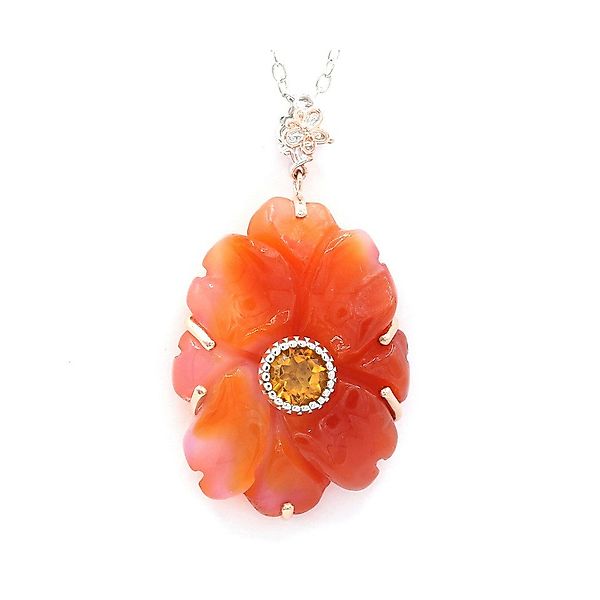 Cavill Silberkette Roter Achat 29,25 ct günstig online kaufen