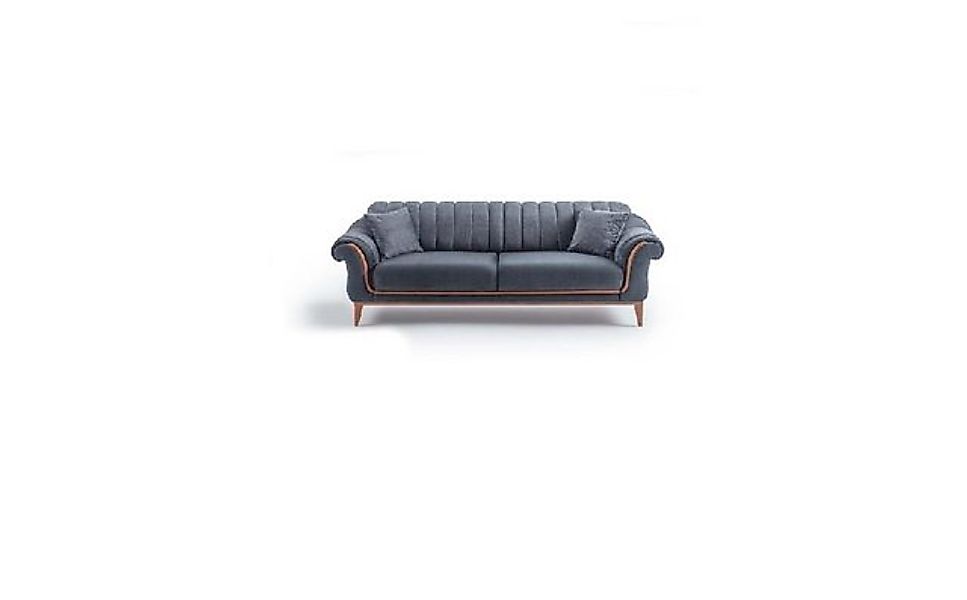 Xlmoebel 3-Sitzer Neues Wohnzimmer-Sofa: Stilvolles graues Dreisitzer-Sofa günstig online kaufen