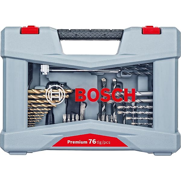 Bosch Professional Werkzeugset Premium X-Line, 76-tlg., Bohrer- und Schraub günstig online kaufen