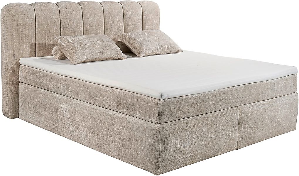 ED EXCITING DESIGN Boxspringbett "Gibsons in der Größe 200x220cm, Überlänge günstig online kaufen