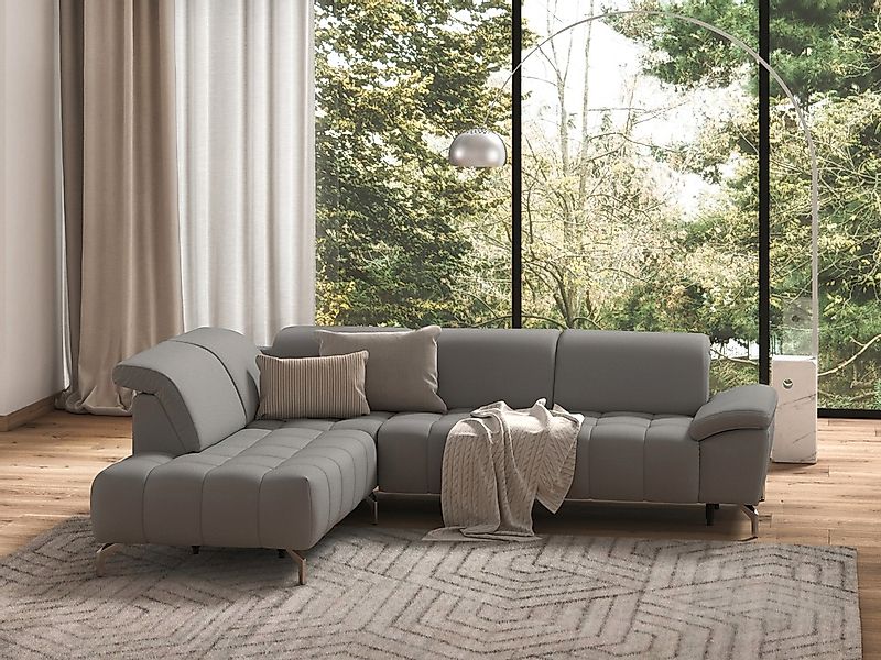 sit&more Ecksofa »Cool L-Form«, wahlweise mit Kopfteilverstellung und Vorzi günstig online kaufen