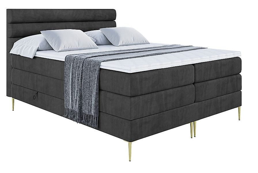 ALTDECOR Boxspringbett CELESTIA-F KING (Multipocket-Matratze H4, günstig online kaufen