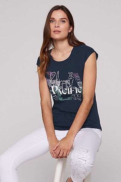 SOCCX Rundhalsshirt mit überschnittenen Schultern günstig online kaufen