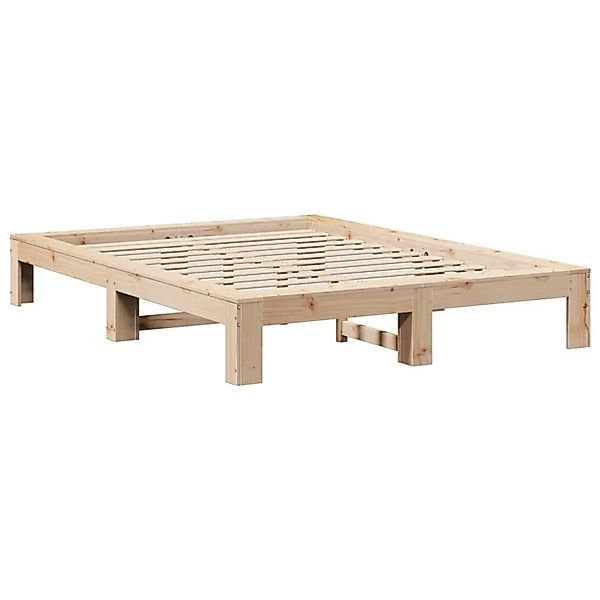 vidaXL Massivholzbett ohne Matratze 150x200 cm Kiefernholz 3308735 günstig online kaufen