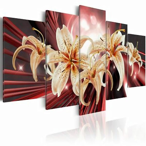 artgeist Wandbild The Magic of Passion creme/rot Gr. 200 x 100 günstig online kaufen