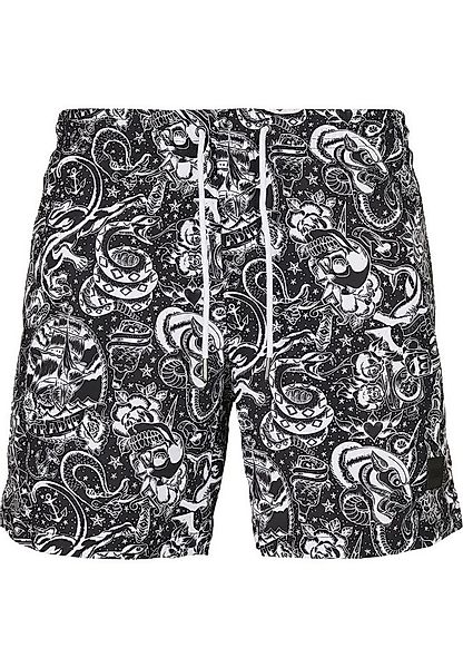 URBAN CLASSICS Badeshorts Urban Classics Herren Pattern Swim Shorts günstig online kaufen