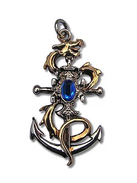Adelia´s Amulett "Amulett Anhänger", Drakes Leviathan - Glück auf Reisen günstig online kaufen