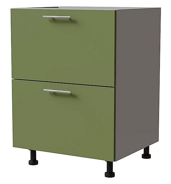 Feldmann-Wohnen Unterschrank Brerra (D2/60, 2 Schubladen - REJS Comfort Box günstig online kaufen