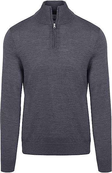 King Essentials The Michael Half Zip Pull Merino Anthrazit - Größe XL günstig online kaufen