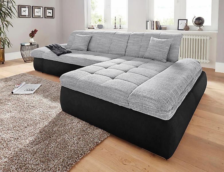 DOMO collection Ecksofa "PB Moric wahlweise mit Bettfunktion + Armteilverst günstig online kaufen