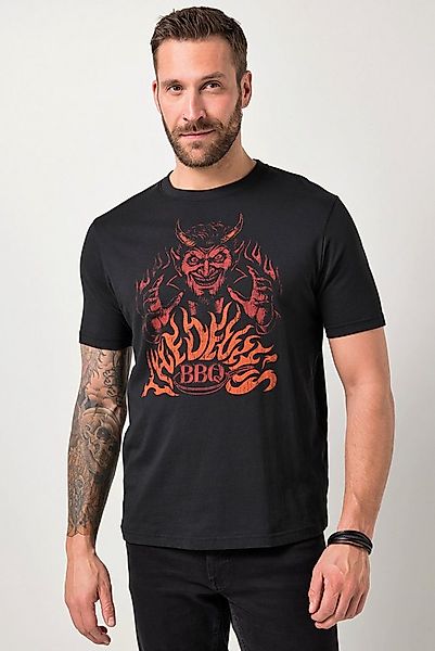 JP1880 T-Shirt T-Shirt Halbarm Grill-Print günstig online kaufen