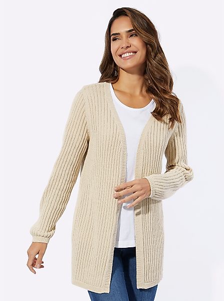 Sieh an! Strickjacke Ajourstrickjacke günstig online kaufen