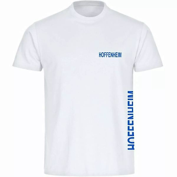 multifanshop T-Shirt Herren Hoffenheim - Brust & Seite - Männer günstig online kaufen