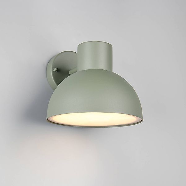 Außenwandleuchte Elbe, grün, Aluminium-Druckguss, E27 günstig online kaufen