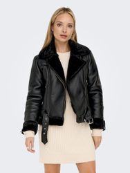 ONLY Lederimitatjacke ONLAGNETE FAUX LEATHER BIKER günstig online kaufen