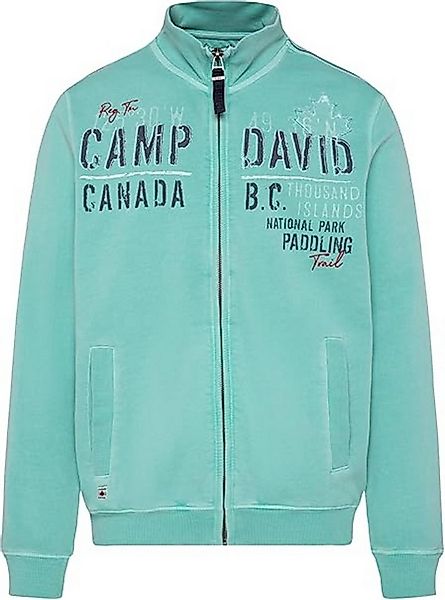 CAMP DAVID Sweatjacke mit Logo-Applikationen günstig online kaufen