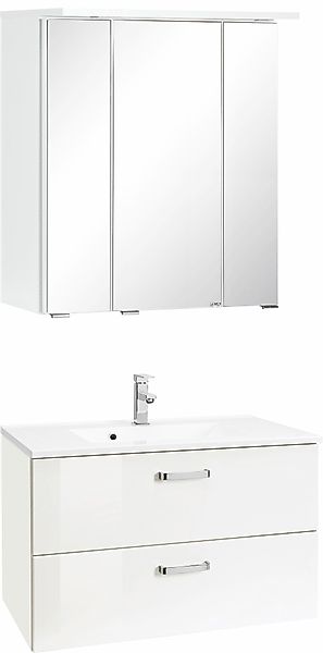 welltime Badmöbel-Set "Ravenna", (2 St.), mit Soft-Close Funktion günstig online kaufen