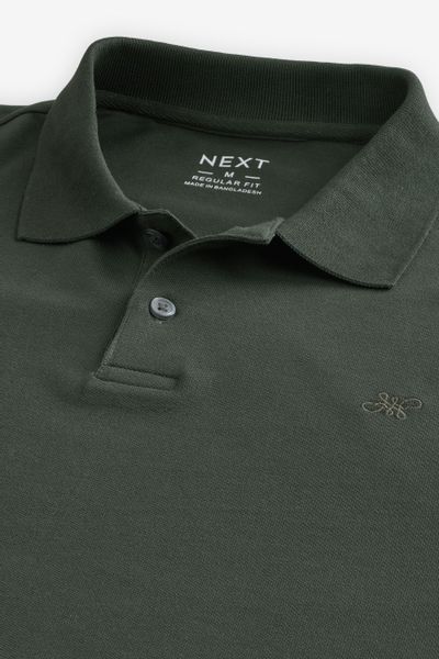 Next Langarm-Poloshirt Langärmeliges Pikee-Poloshirt (1-tlg) günstig online kaufen
